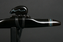 Nigerian Ebony Native American Flute, Minor, Mid A-4, #D20L